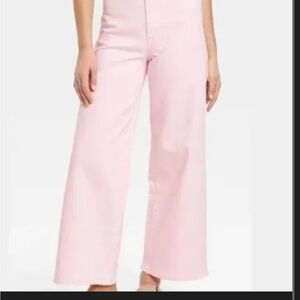 Universal Thread Light Pink Wide-Leg Jeans